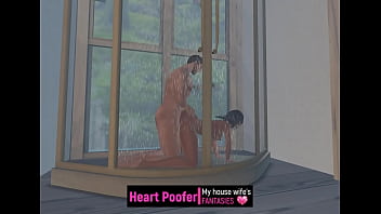 En la ducha en medio de latormenta