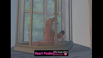 En la ducha en medio de latormenta