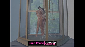 En la ducha en medio de latormenta