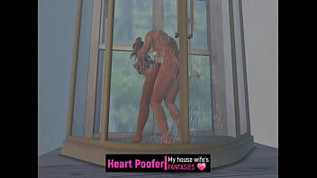 En la ducha en medio de latormenta