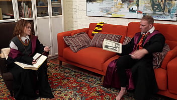 He showed hermione his magic wand and fucked her hard