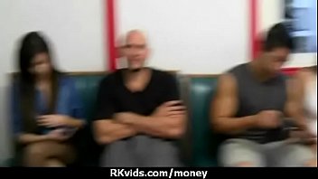 Sexy exhibitionist gfs are paid cash for some public fucking 7