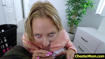 I’m going to learn how to aim my cum lower cheatermom