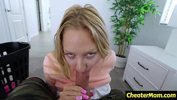 I’m going to learn how to aim my cum lower cheatermom