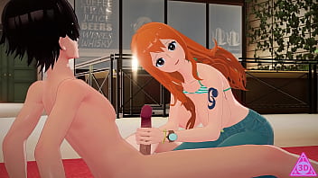 Nami si scopa uno sconosciuto