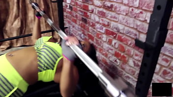 Nyssa nevers & maxine x in fitness lesbian action pussy playing time