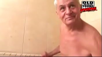 Old and young gangbang 2