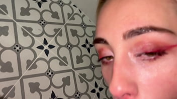 I love to suck daddy's cook before shower