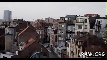 Savage arse stab with a slut