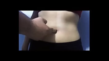 I love the feeling of touching a well toned belly button