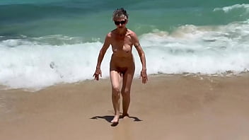 Having fun one morning at polo beach on the north shore of oahu