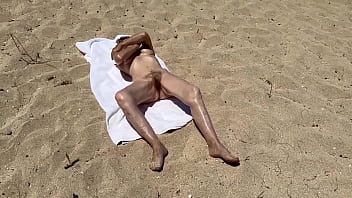 Having fun one morning at polo beach on the north shore of oahu