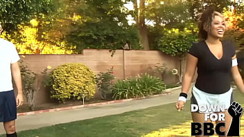 Down for bbc mone divine soccer babe loves anal