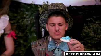 Victor got three twats to fuck