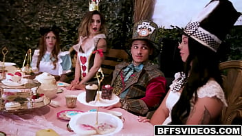 Victor got three twats to fuck