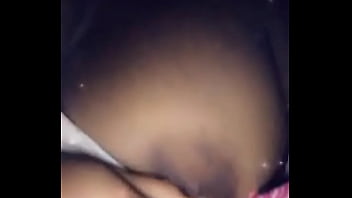 Playing with black pussy