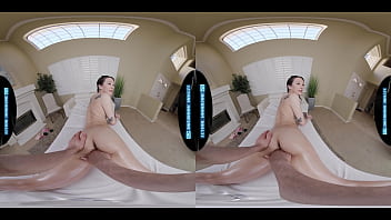 Sage hunter seduces you in vr massage fuck