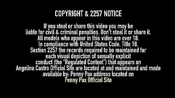 Trimmed pussy redhead penny pax fucks herself in solo session