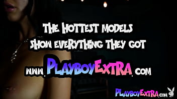Shy busty brunette beauty posing naked for playboy Shy busty brunette beauty posing naked for playboy