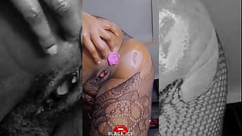 Bbw ebony twerking playing with anal plug rose toy and bbc hardcore