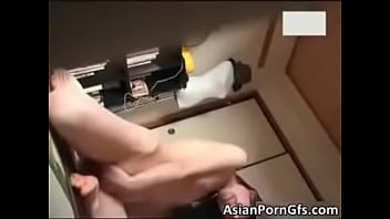 Cute face asian babe gets wet and horny