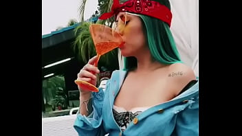 Big boobs girl showing off