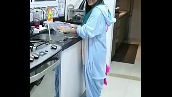 Big boobs girl showing off