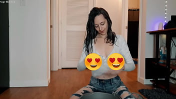 Sage Eldritch Soaking Her Wet Hair & Shirt thumbnail