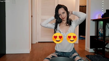 Sage eldritch soaking her wet hair & shirt