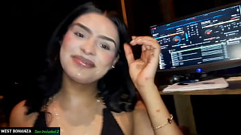 Coworker blowjob #3 topless dance & suck her pussy