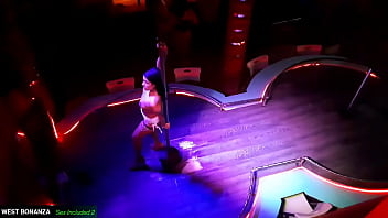 Coworker blowjob #3 topless dance & suck her pussy