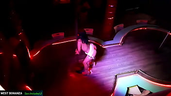 Coworker blowjob #3 topless dance & suck her pussy