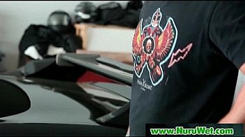 Nuru massage sex with busty asian babe 13