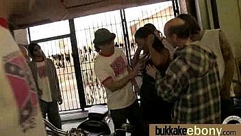 Interracial groups sex with black chick and white dudes 8