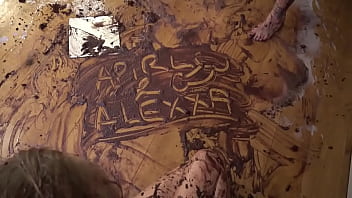 Piss puke chocolate cake anal whores