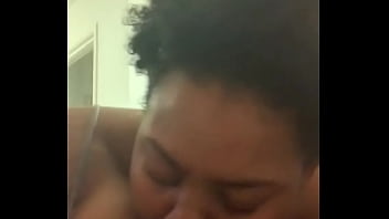 Trying out new ways this thot can suck my dick