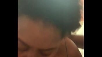 Trying out new ways this thot can suck my dick