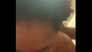 Trying out new ways this thot can suck my dick