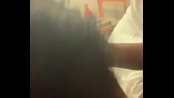 Trying out new ways this thot can suck my dick