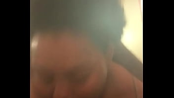 Trying out new ways this thot can suck my dick