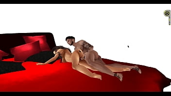 Meuble retard lit rouge 5 pose mail; toonslive3