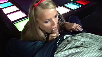 Dora venter slips his dick out of his pants to ride it