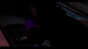 Black pussy creamed in public alley outdoors