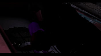 Black pussy creamed in public alley outdoors