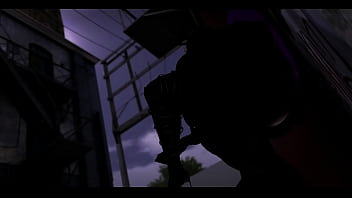 Black pussy creamed in public alley outdoors