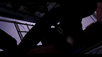 Black pussy creamed in public alley outdoors