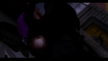 Black pussy creamed in public alley outdoors