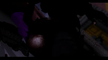 Black pussy creamed in public alley outdoors