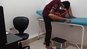 Doctor treats young patient and masturbates her with dildo – she ends up very horny alone