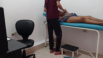 Doctor treats young patient and masturbates her with dildo – she ends up very horny alone